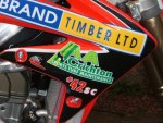 AA Crichton Logo on a bike...